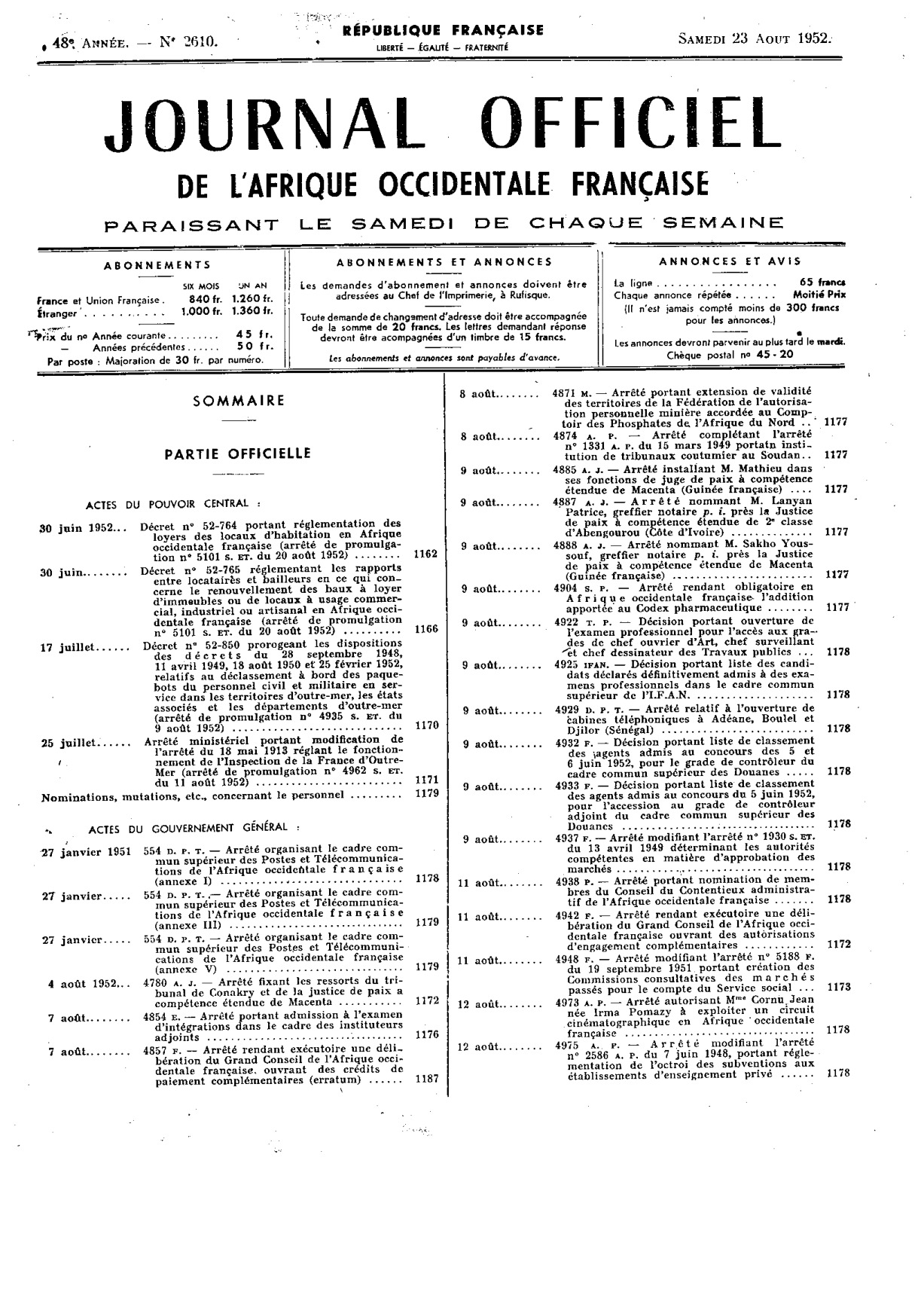 JO A52-2610