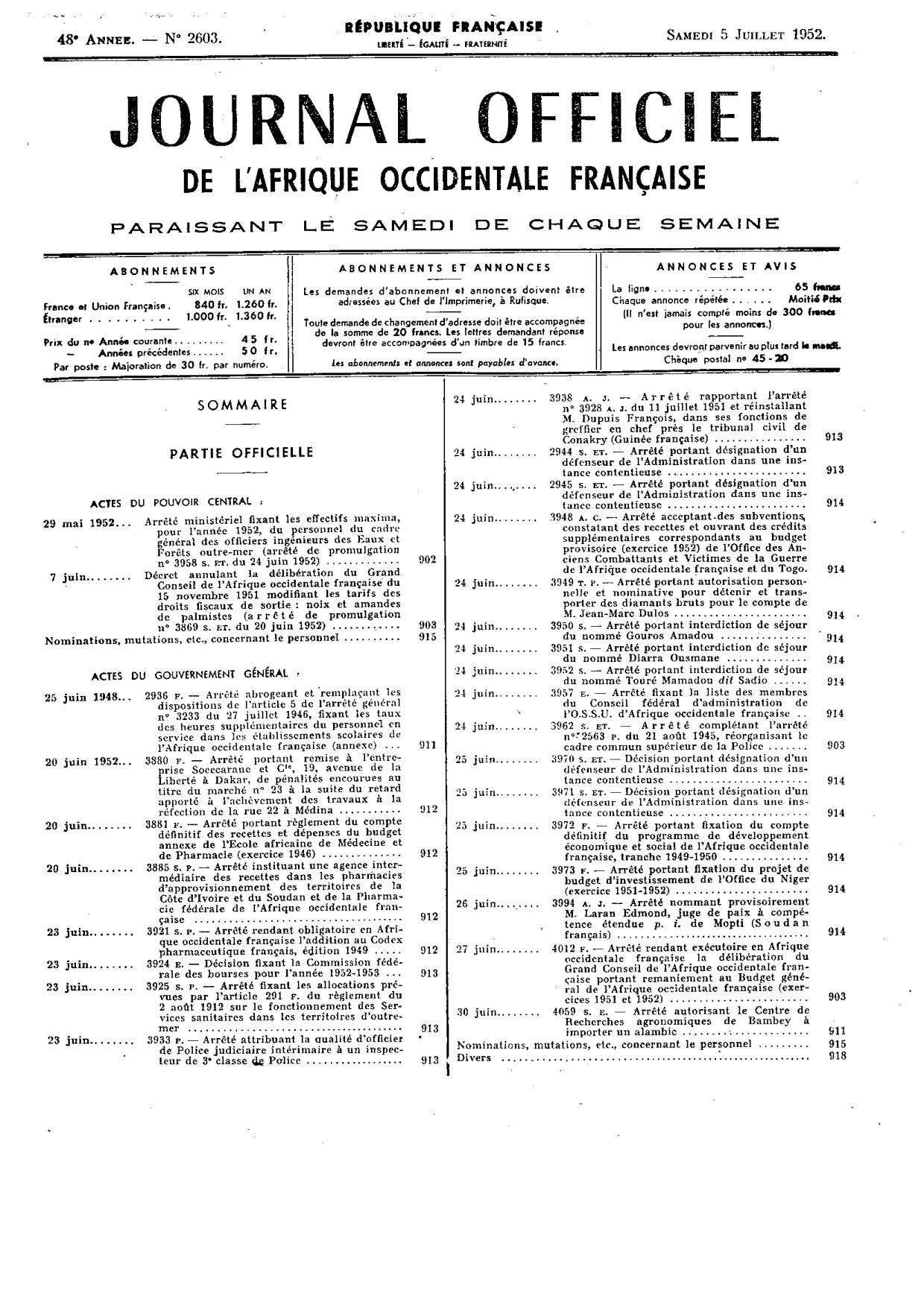 JO A52-2603