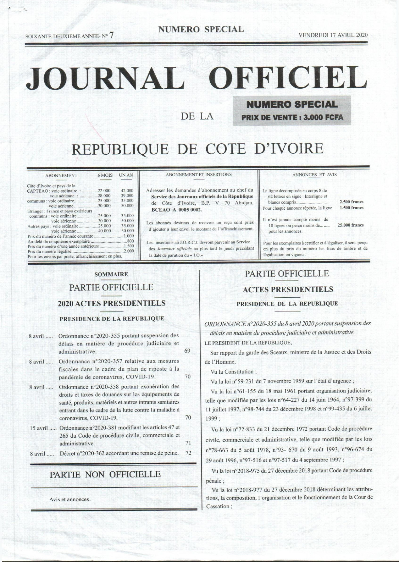 JO 2020-007