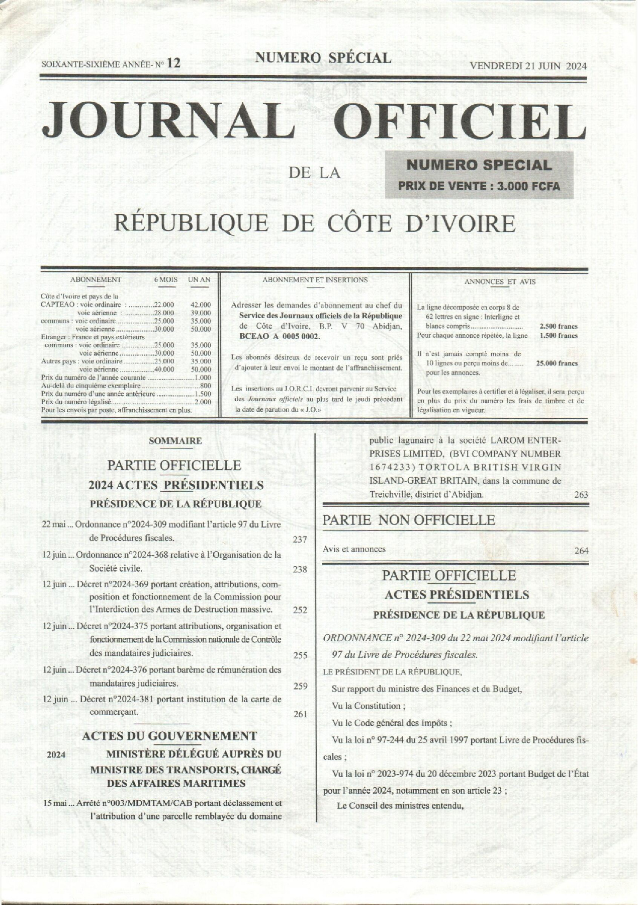JO 2024-012